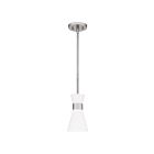 Mini suspendu Fremont Quoizel Lighting FMT1505BN 100W 1 lumière nickel brossé