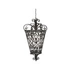 Lanterne d'extérieur Fort Quoizel Lighting FQ1931MK01 480W 8 lumières marcado noir