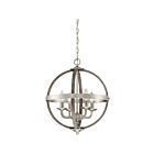 Suspendu Fusion Quoizel Lighting FSN5204BN 240W 4 lumières nickel brossé