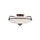 Plafonnier Griffin Quoizel Lighting GF1617PN 300W 3 lumières bronze palladien