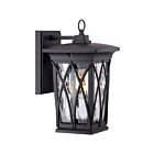 Lanterne d'extérieur Grover Quoizel Lighting GVR8406K 100W 1 lumière noir mystique