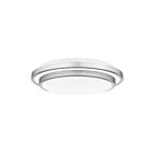 Plafonnier semi-encastré LED Irving Quoizel Lighting IVG1614BRA aluminium brossé
