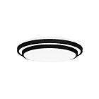 Plafonnier semi-encastré LED Irving Quoizel Lighting IVG1616MBK noir mat