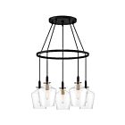 Lustre June Quoizel Lighting JUN5005EK 500W 5 lumières terre noire