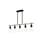 Chandelier pour îlot Kingsbridge Quoizel Lighting KGB142EK 500W 5 lumières terre noire
