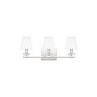 Applique de salle de bain Kelsey Quoizel Lighting KLS8623PK 60W 1 lumière nickel poli