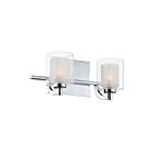 Applique de salle de bain Kolt Quoizel Lighting KLT8602CLED 8W 2 lumières chrome poli