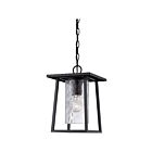 Lanterne d'extérieur Lodge Quoizel Lighting LDG1909K 100W 1 lumière noir mystique