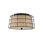 Plafonnier Landings Quoizel Lighting LND1616MC 300W 3 lumières cacao marbré