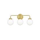 Applique de salle de bain Landry Quoizel Lighting LRY8624Y 180W 3 lumières laiton satiné