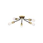 Plafonnier Latitude Quoizel Lighting LTT1628WT 500W 5 lumières bronze occidental