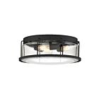 Plafonnier Ludlow Quoizel Lighting LUD1613EK 120W 3 lumières terre noire