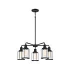 Lustre Ludlow Quoizel Lighting LUD5026EK 500W 5 lumières terre noire