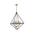 Suspendu Louvre Quoizel Lighting LVR5208WT 480W 8 lumières bronze occidental