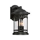 Lanterne d'extérieur Marblehead Quoizel Lighting MBH8409K 180W 3 lumières noir mystique
