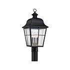 Lanterne d'extérieur Millhouse Quoizel Lighting MHE9010K 180W 3 lumières noir mystique