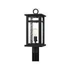 Lanterne d'extérieur Moira Quoizel Lighting MOI9008EK 100W 1 lumière terre noire