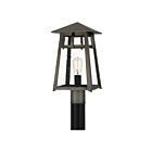 Lanterne de poteau Merle Quoizel Lighting MRL9009BBR 100W 1 lumière bronze bruni