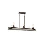 Éclairage pour îlot Melville Quoizel Lighting MVL642IN 40W 8 lumières porte de fer