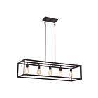Chandelier pour îlot New Harbor Quoizel Lighting NHR538WT 300W 5 lumières bronze occidental