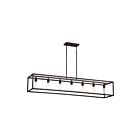 Chandelier pour îlot New Harbor Quoizel Lighting NHR752WT 420W 7 lumières bronze occidental