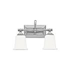 Applique de salle de bain Nicholas Quoizel Lighting NL8602C 200W 2 lumières chrome poli