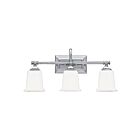 Applique de salle de bain Nicholas Quoizel Lighting NL8603C 300W 3 lumières chrome poli