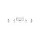 Applique de salle de bain Nicholas Quoizel Lighting NLC8605C 500W 5 lumières chrome poli