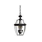 Lanterne d'extérieur Newbury Quoizel Lighting NY1179K 180W 3 lumières noir mystique