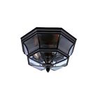 Lanterne d'extérieur Newbury Quoizel Lighting NY1794K 120W 3 lumières noir mystique