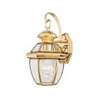 Lanterne d'extérieur Newbury Quoizel Lighting NY8315B 150W 1 lumière laiton poli