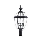 Lanterne d'extérieur Newbury Quoizel Lighting NY9043K 180W 3 lumières noir mystique