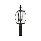 Lanterne d'extérieur Oasis Quoizel Lighting OAS9009Z 180W 3 lumières médicis bronze