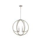 Suspendu Orion Quoizel Lighting ON2824BN 360W 6 lumières nickel brossé