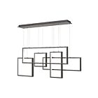 Chandelier pour îlot LED Canvas Quoizel Lighting PCCV157WT bronze occidental