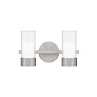 Applique de salle de bain LED Logan Quoizel Lighting PCLOG8614BN nickel brossé