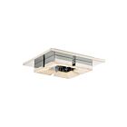 Plafonnier LED Lunette Quoizel Lighting PCLT1611C chrome poli