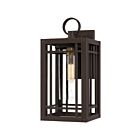 Lanterne d'extérieur Pelham Quoizel Lighting PLH8410WT 100W 1 lumière bronze occidental