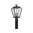 Lanterne d'extérieur Province Quoizel Lighting PRV9009K 180W 3 lumières noir mystique