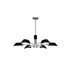 Lustre Sienna Quoizel Lighting QCH5350AN 360W 6 lumières nickel antique