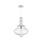 Suspendu Morocco Quoizel Lighting QF2046C 60W 1 lumière chrome poli