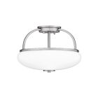 Plafonnier semi-encastré Easton Quoizel Lighting QSF5364BN 300W 3 lumières nickel brossé