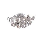 Plafonnier Ribbons Quoizel Lighting RBN1616C 160W 4 lumières chrome poli