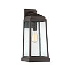 Lanterne d'extérieur Ravenel Quoizel Lighting RNL8408WT 150W 1 lumière bronze occidental
