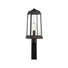 Lanterne d'extérieur Ravenel Quoizel Lighting RNL9008WT 150W 1 lumière bronze occidental