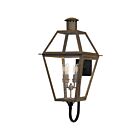 Lanterne d'extérieur Rue de Royal Quoizel Lighting RO8414IZ 240W 4 lumières bronze industriel