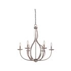 Lustre Serenity Quoizel Lighting SER5006IF 360W 6 lumières fresque italienne