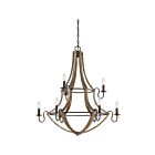 Lustre Shire Quoizel Lighting SHR5009RK 540W 9 lumières noir rustique