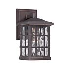 Lanterne d'extérieur Stonington Quoizel Lighting SNN8406PN 100W 1 lumière bronze palladien
