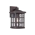 Lanterne d'extérieur Stonington Quoizel Lighting SNN8408PN 100W 1 lumière bronze palladien